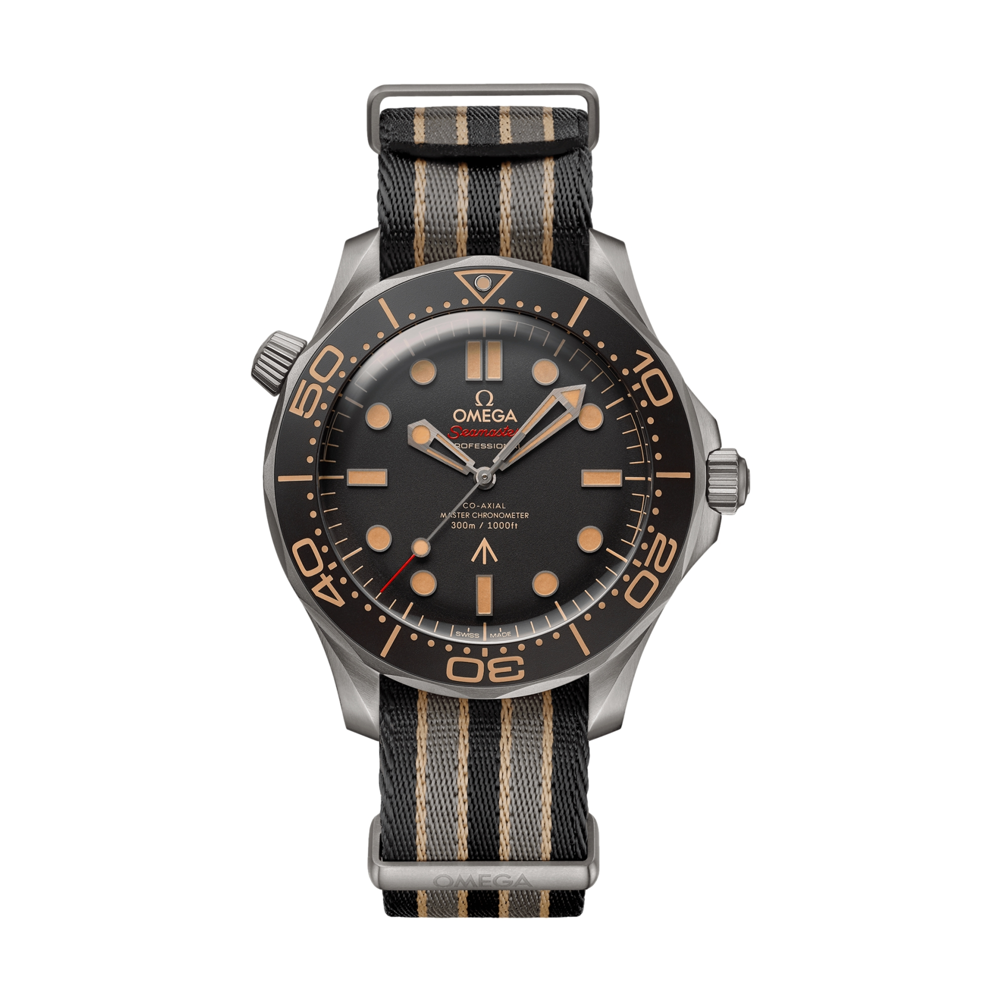 OMEGA Seamaster Diver 300M 007 Edition 42mm - Brown on Fabric Strap